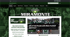 Desktop Screenshot of miramonteboostersclub.com